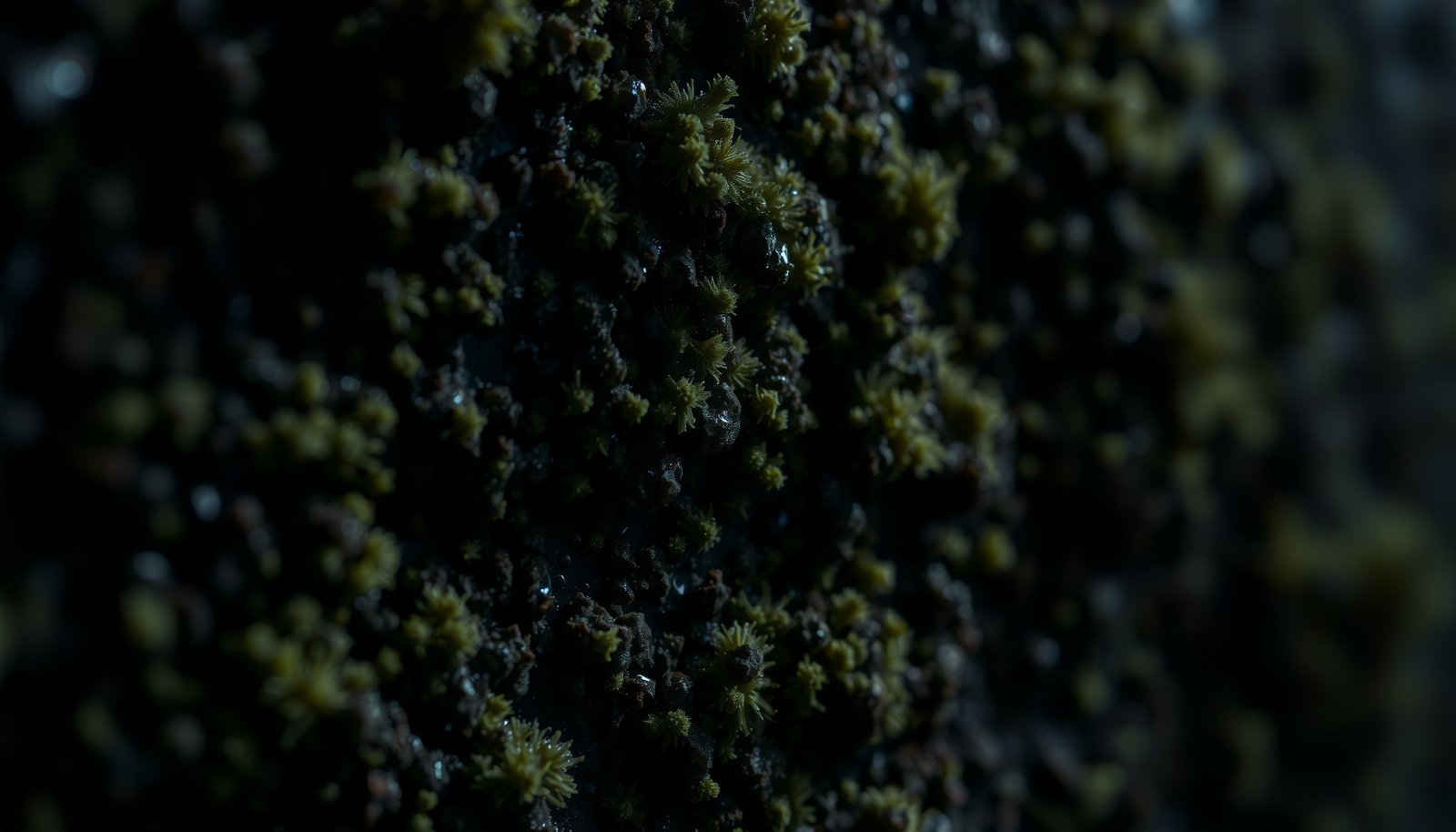 mold worse at night close-up view