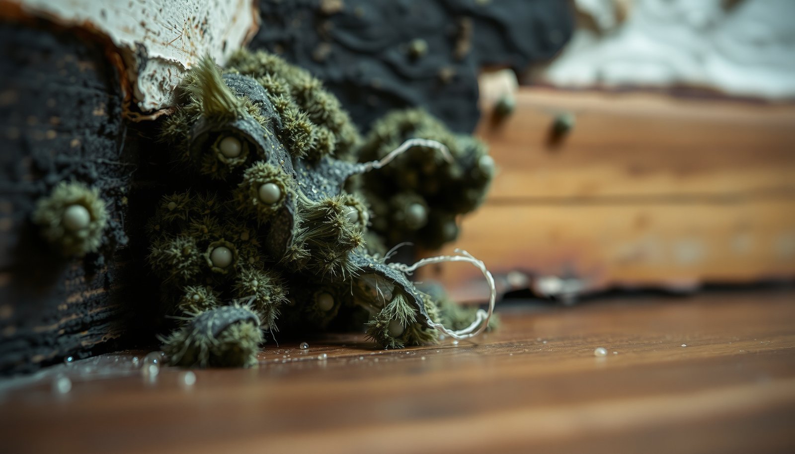 apartment smells musty after moving in close-up view