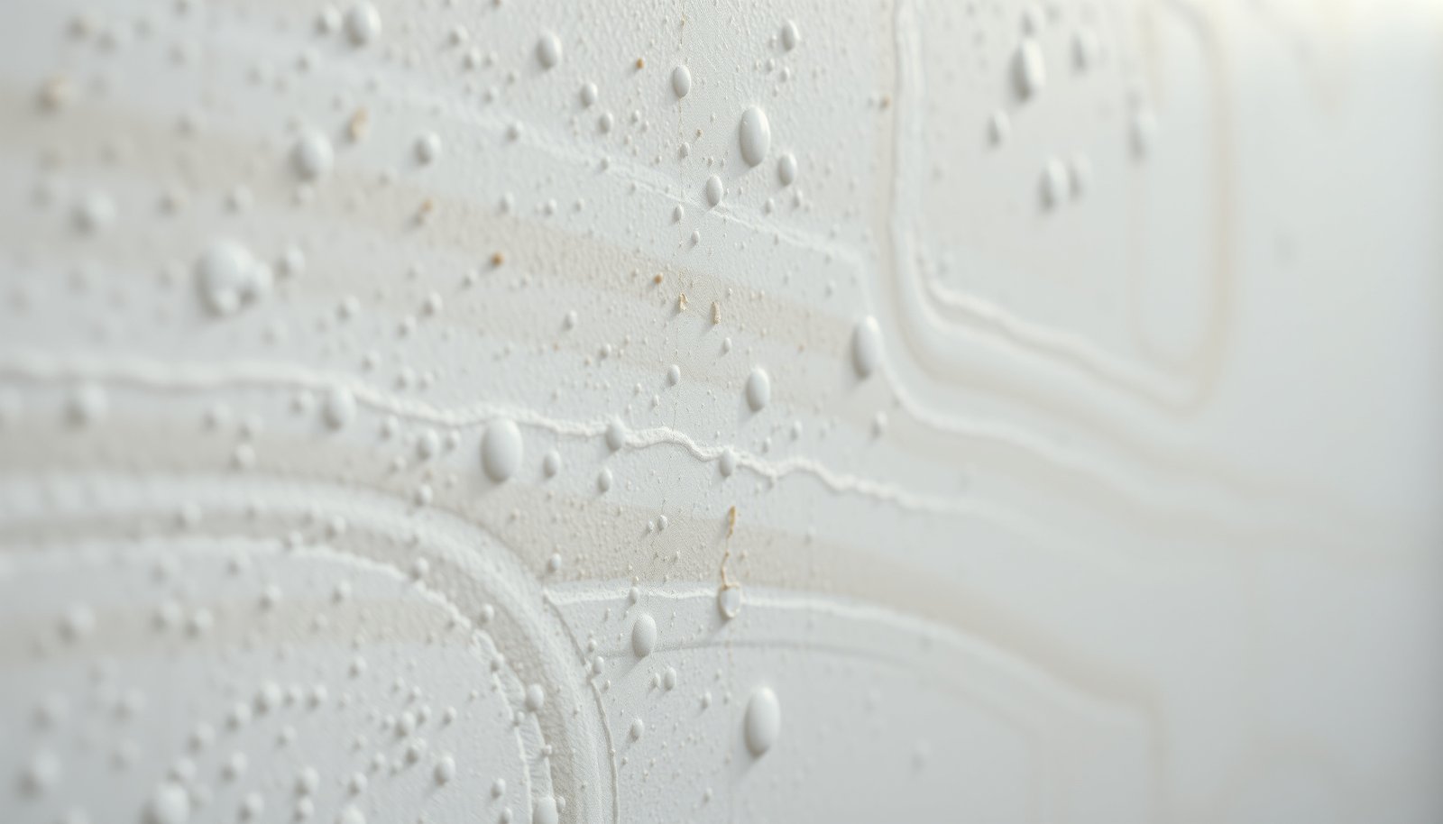 new construction home high humidity close-up view