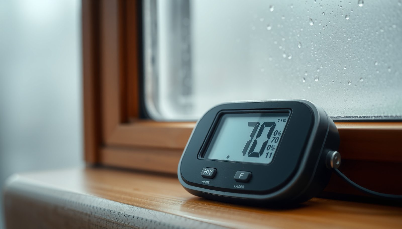 opening windows increases humidity close-up view