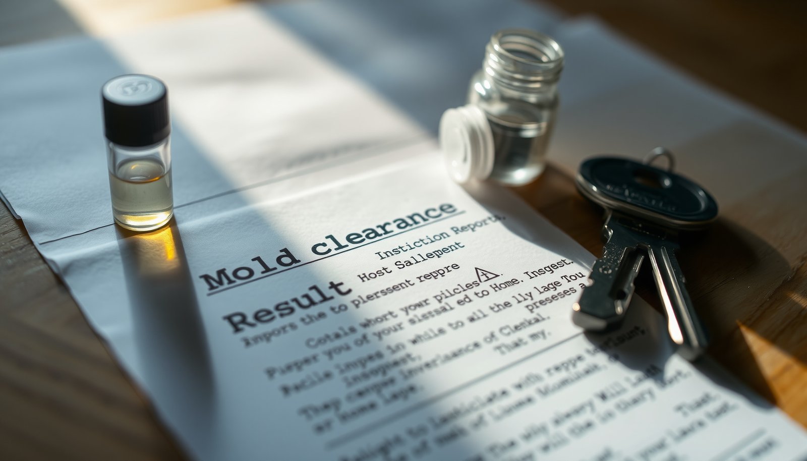seller mold remediation before closing close-up view