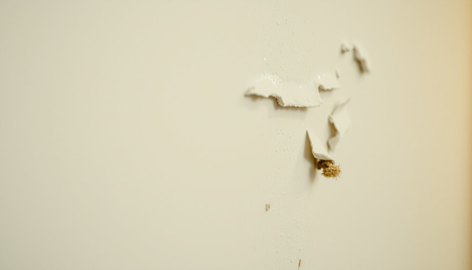 studio apartment humidity close-up view