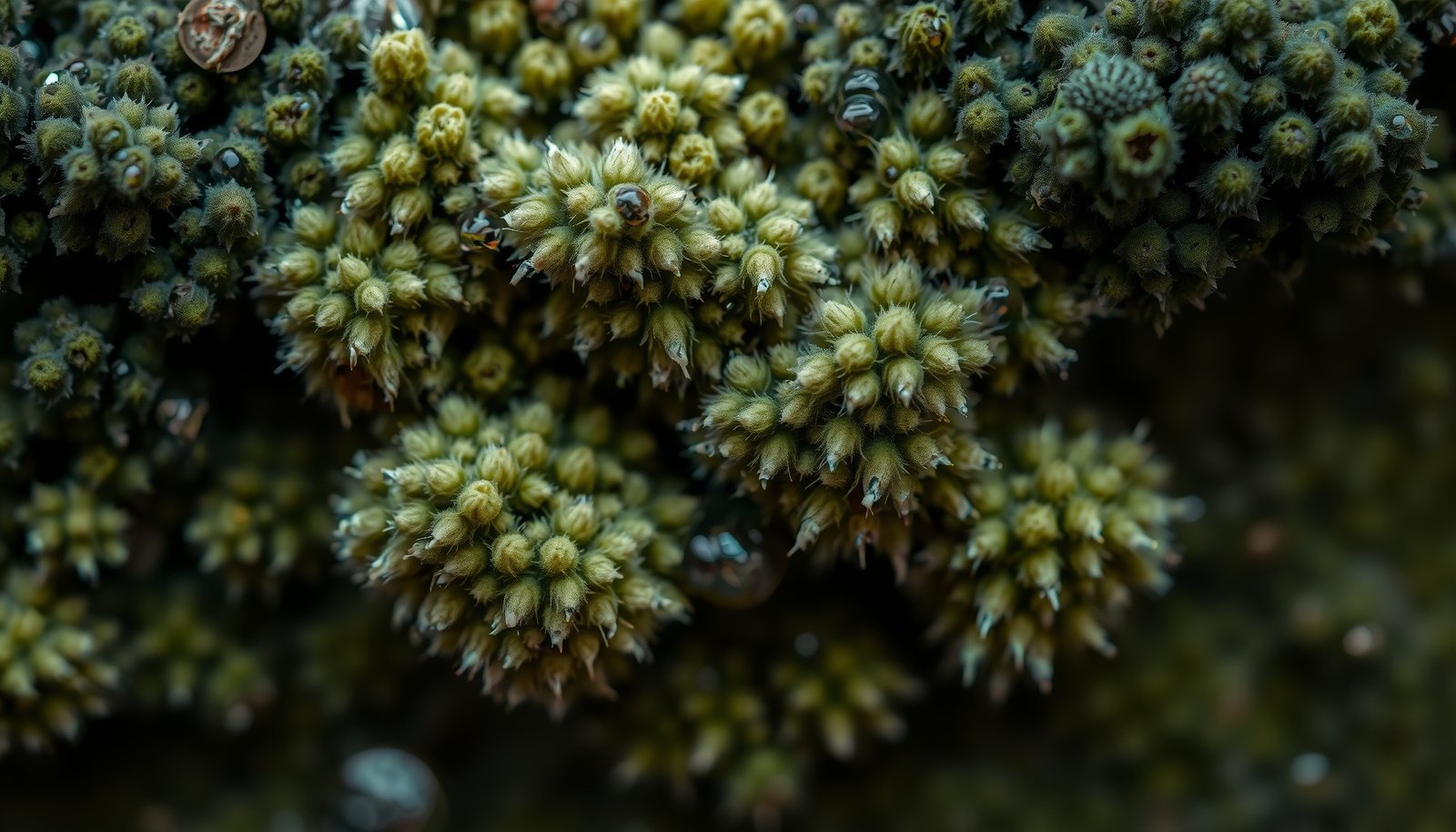 what does mold smell like close-up view
