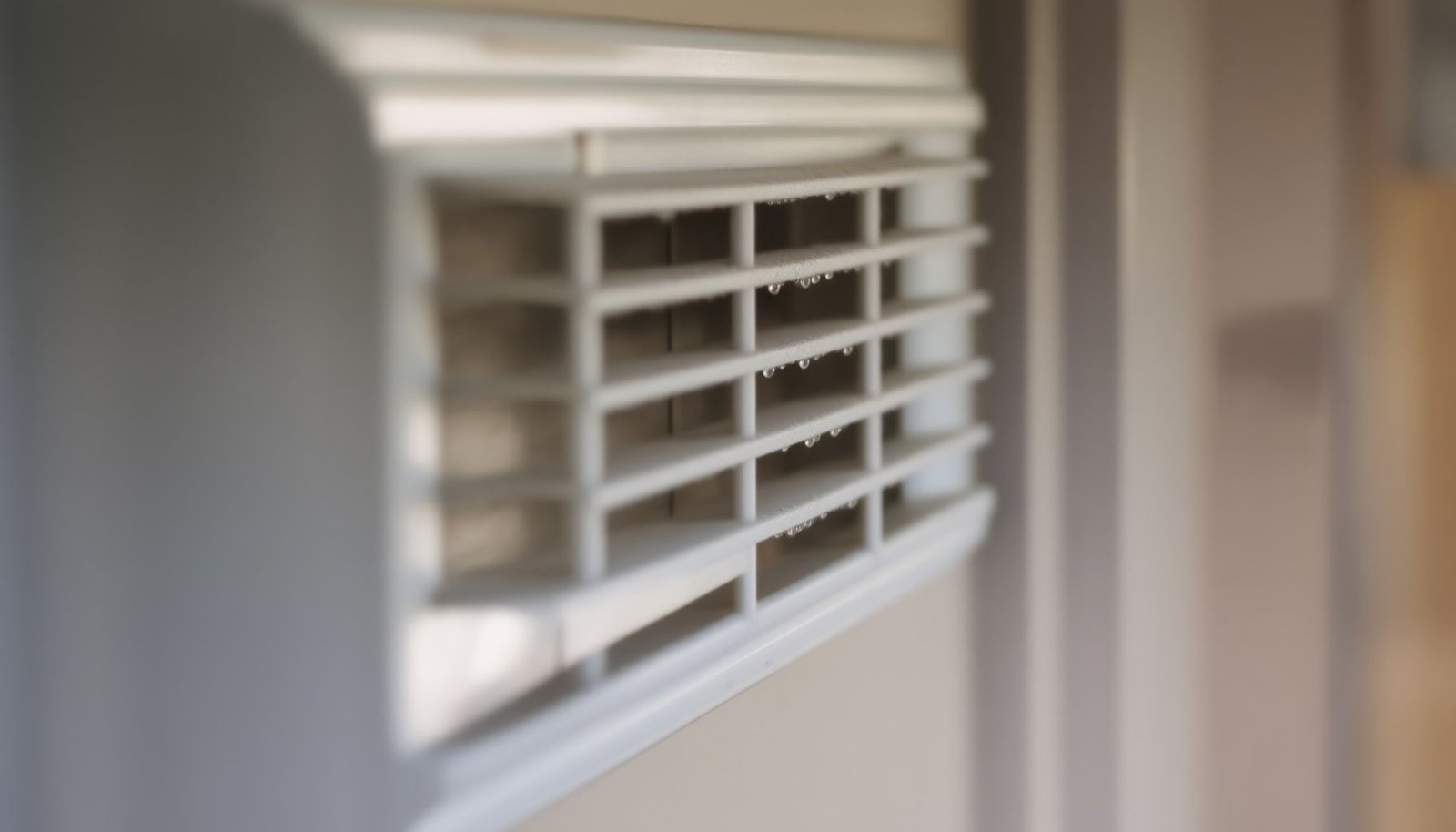 ventilate a mobile home close-up view