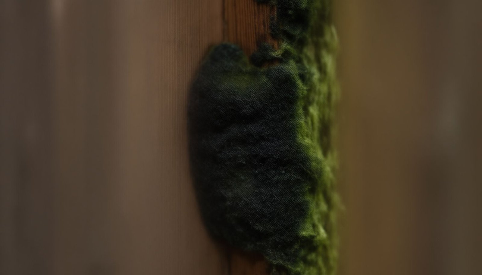 insulating old house mold close-up view