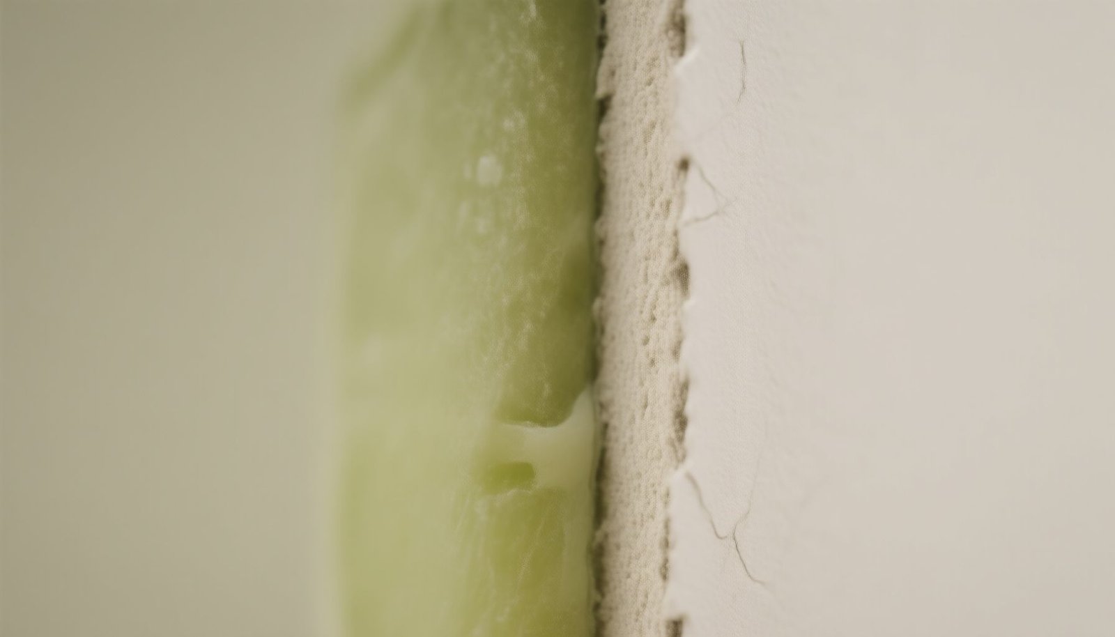 plaster vs drywall humidity close-up view