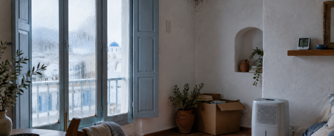 Moving to Greece: What Indoor Humidity Really Looks Like and How to Keep Mold Out of a Mediterranean Home